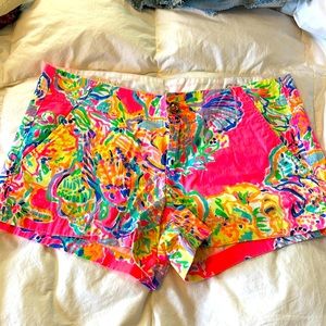 Lilly Pulitzer Kerrie Shorts 6 small preppy